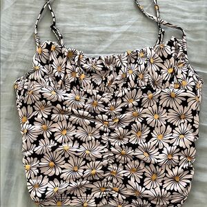 UO floral cropped tank top